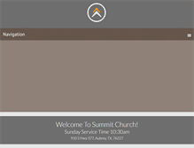 Tablet Screenshot of oursummitchurch.com